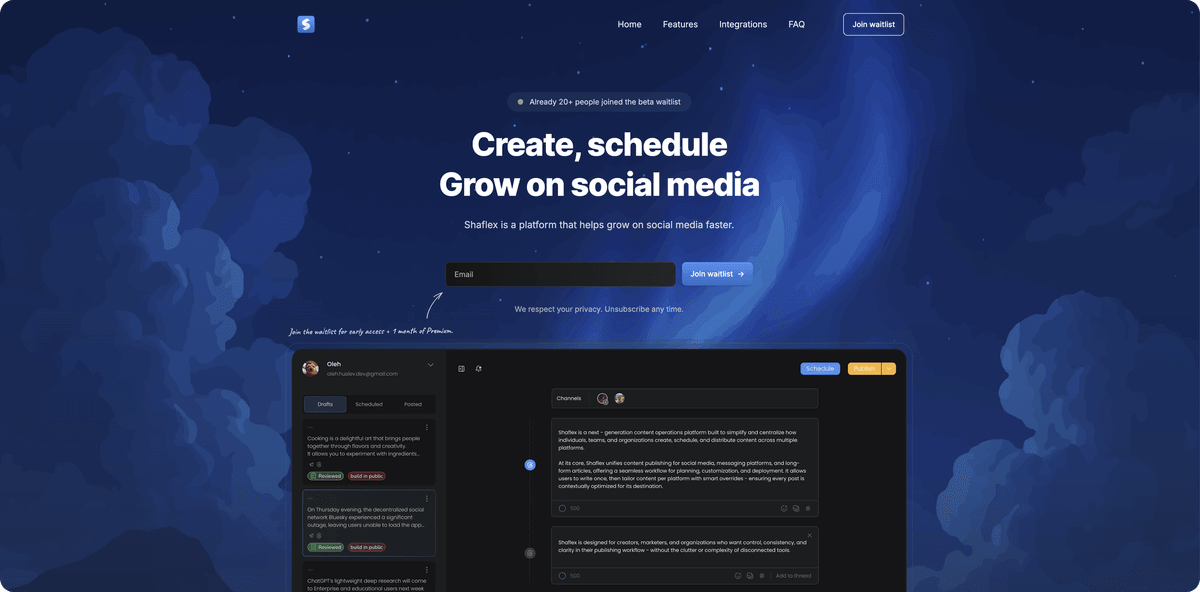 Shaflex media 1