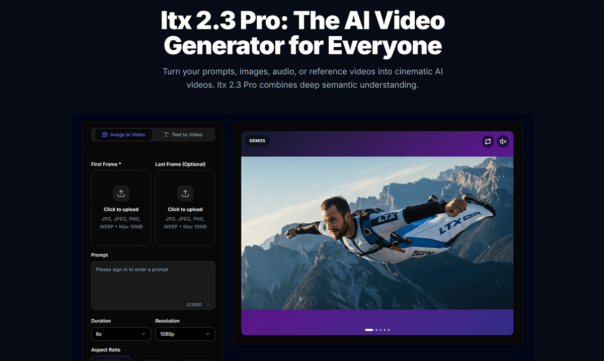 LTX 2.3 AI Video Generator media 1