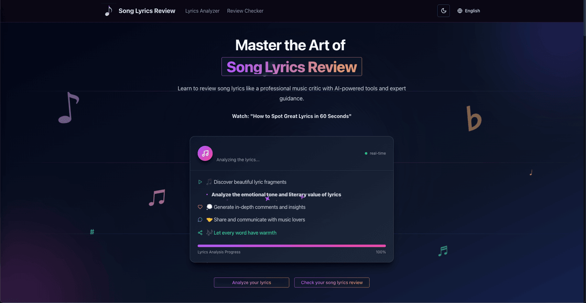 Song Lyrics Review media 1