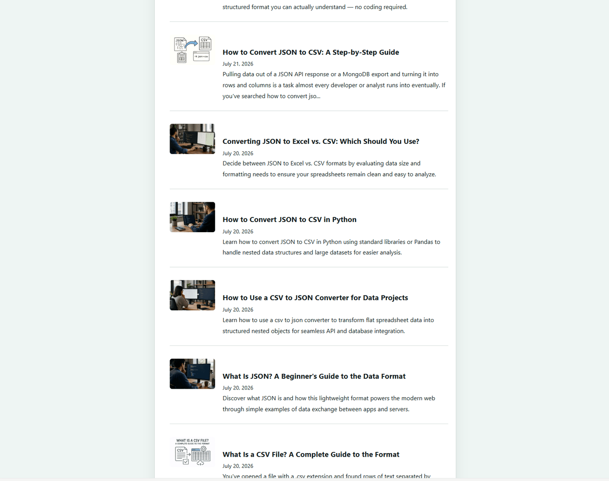 JSON Support media 3
